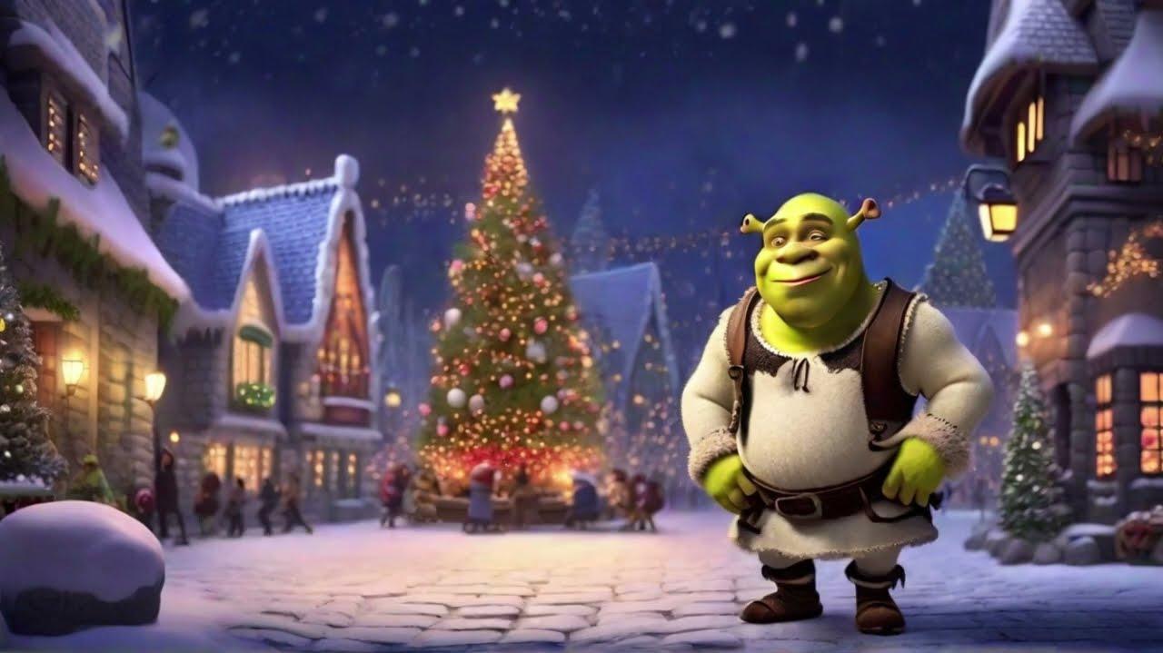 Shrek S Enchanting Christmas In The Charming Town Funny Fairytale