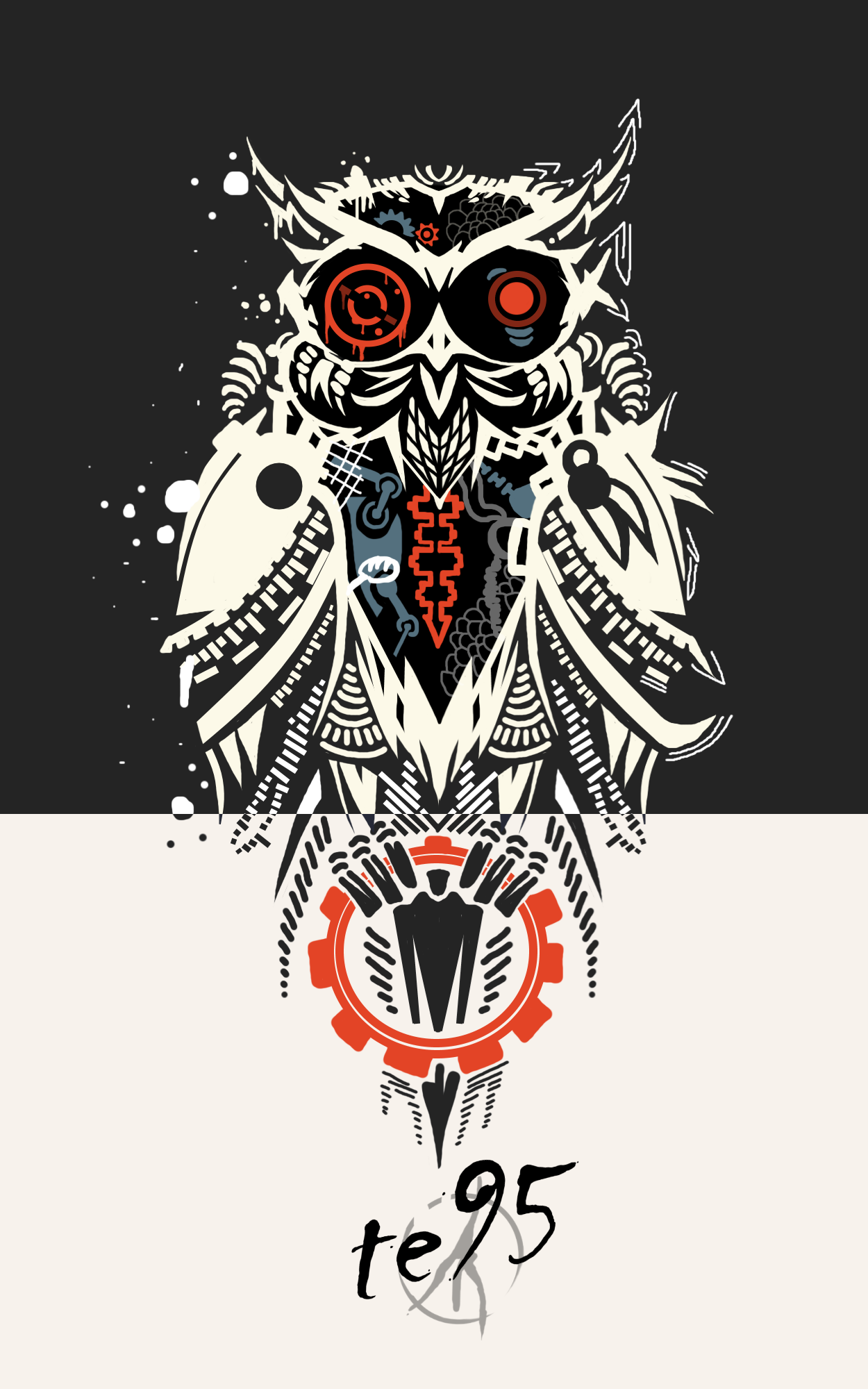 Machine Owl Three Days Grace Human Album Art By Temanedge95 On