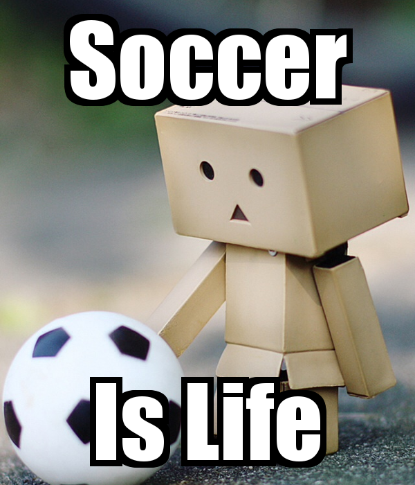 Soccer Is Life Keep Calm And Carry On Image Generator