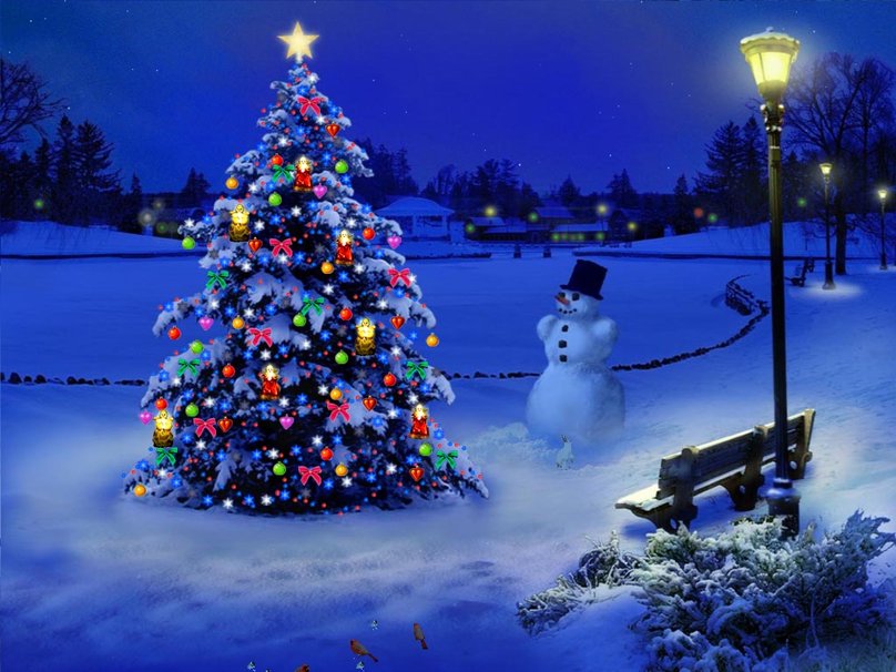 3d christmas tree wallpapers