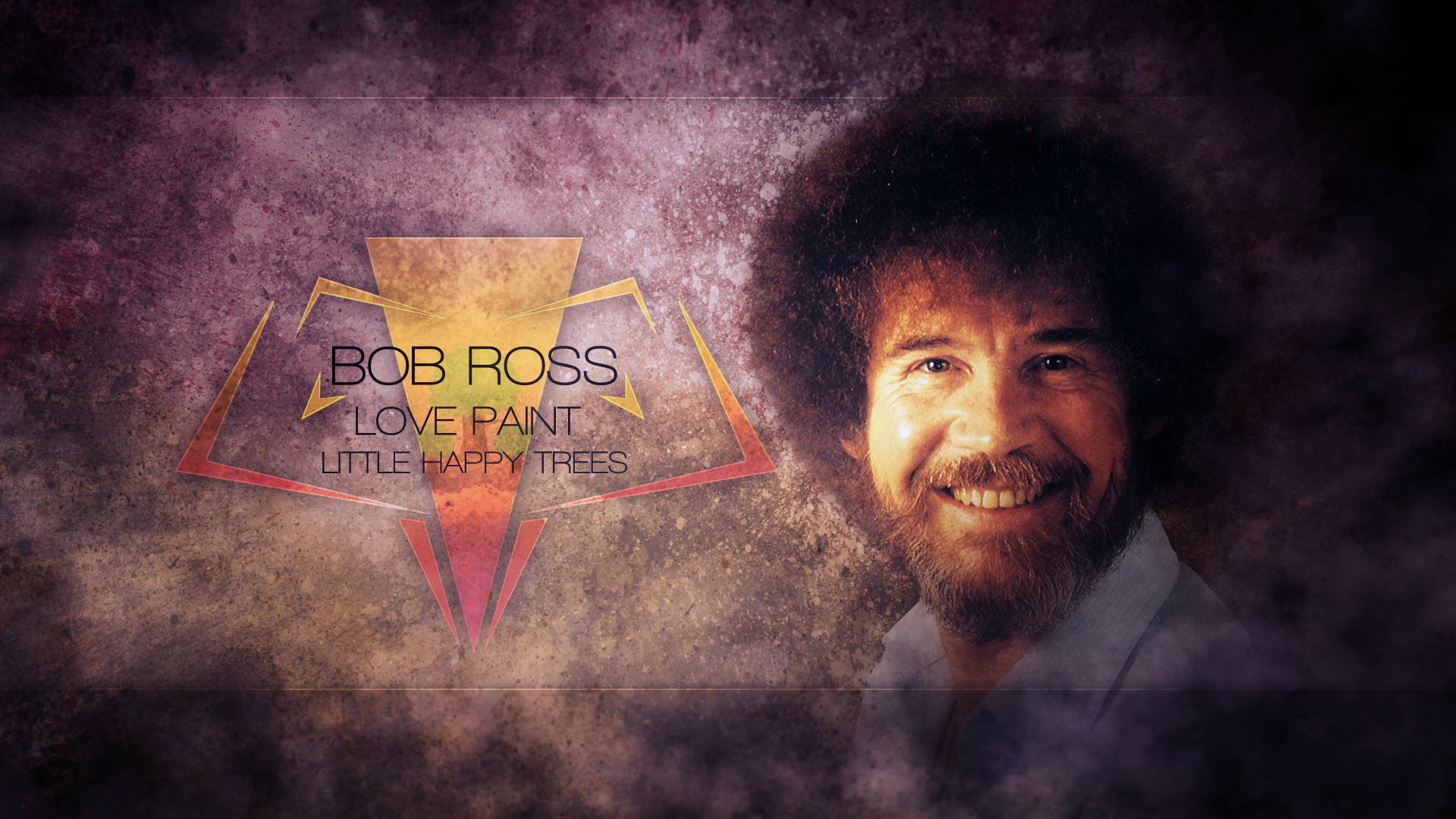 Bob Ross Happy Little Grunges Mackaged Collab By SandwicHDelta On
