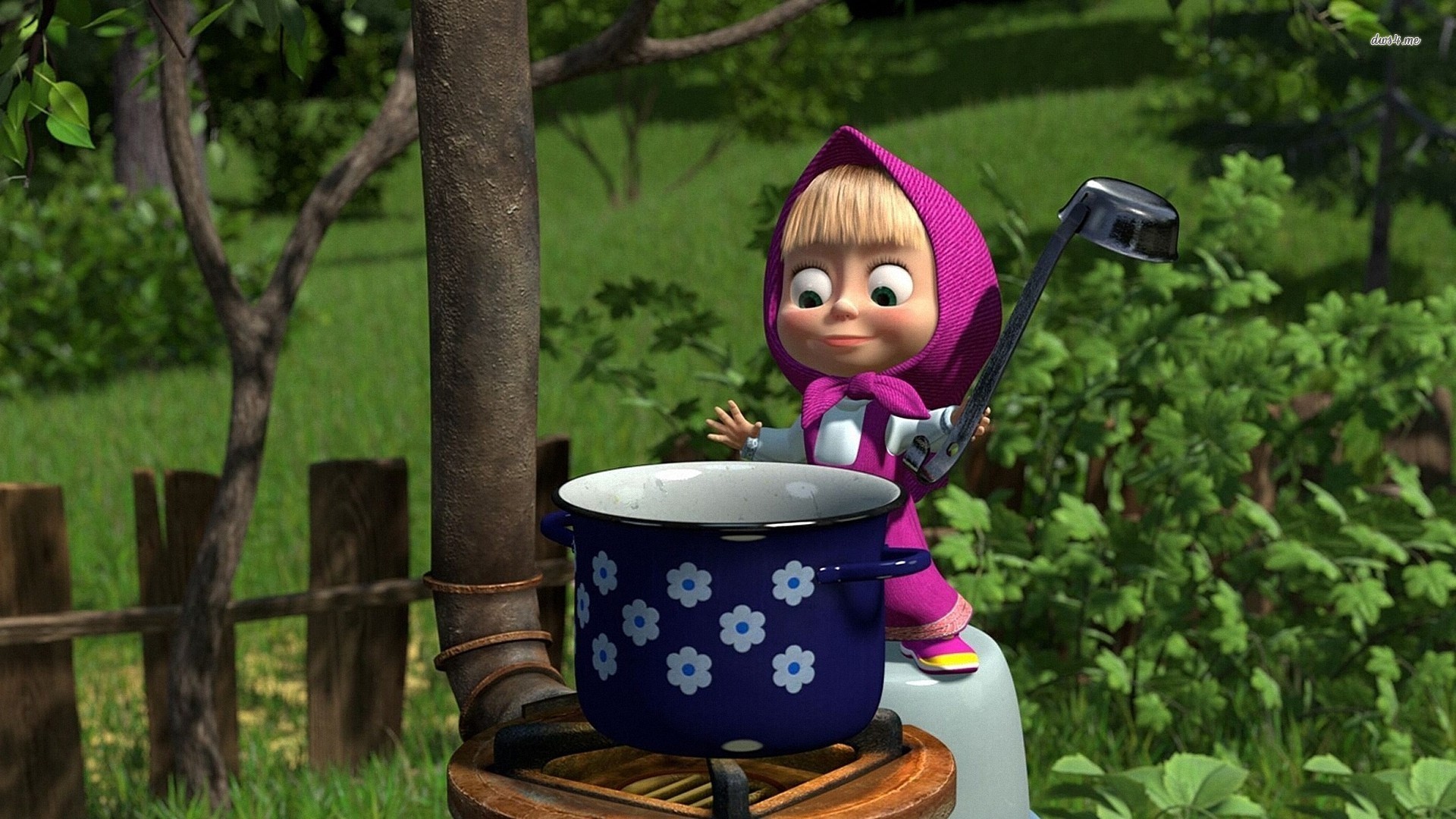 Masha And The Bear Wallpaper