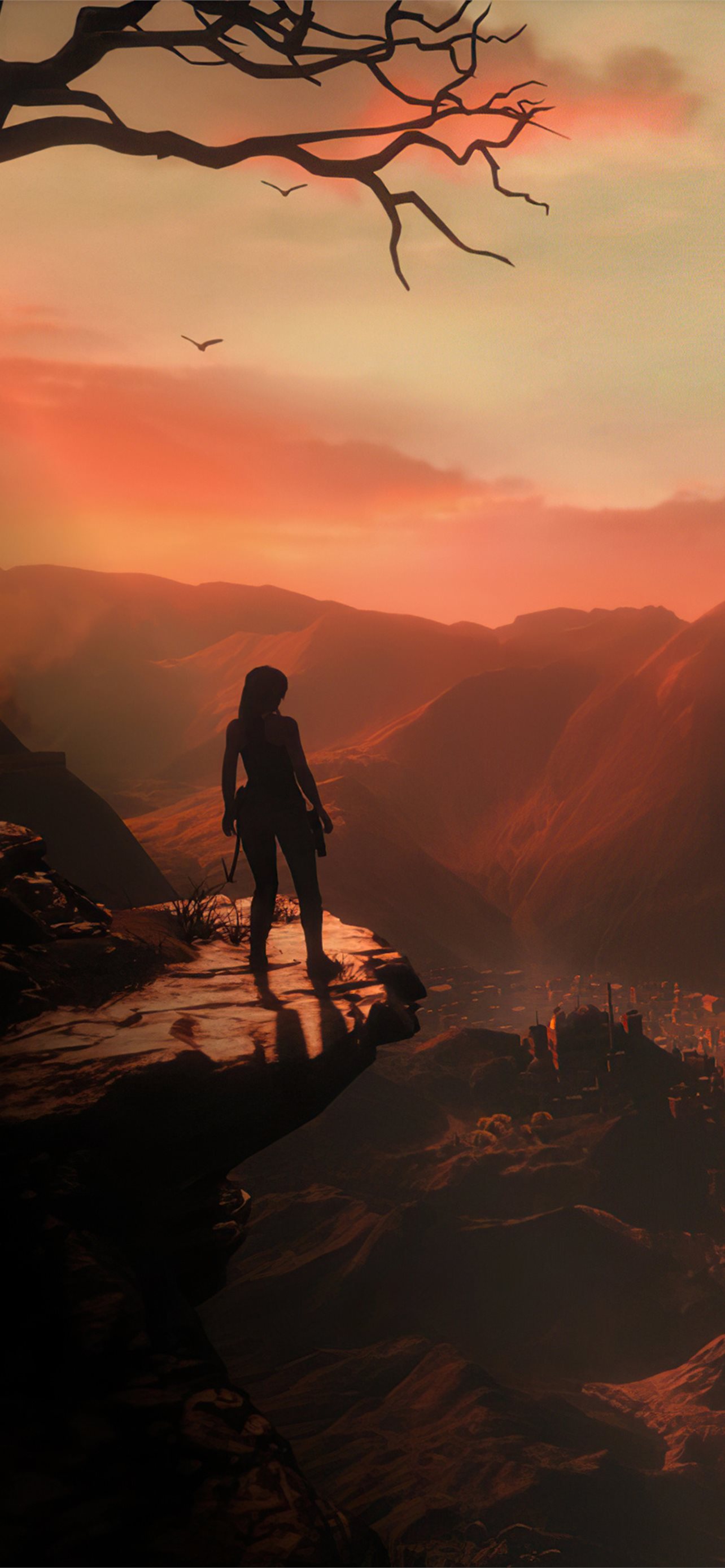 Rise Of The Tomb Raider 4k iPhone Wallpaper