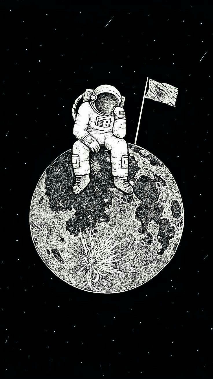 Astronaut Aesthetic Wallpaper Top