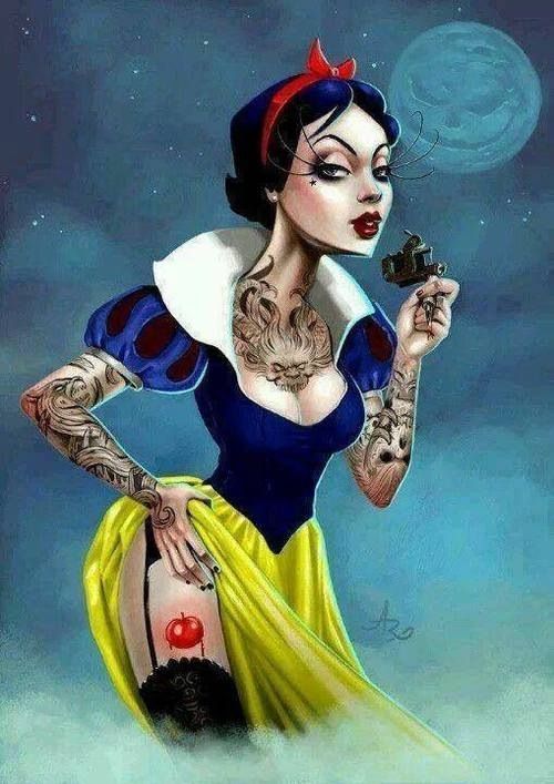 Tattoo D Snow White iPhone Wallpaper Pinter