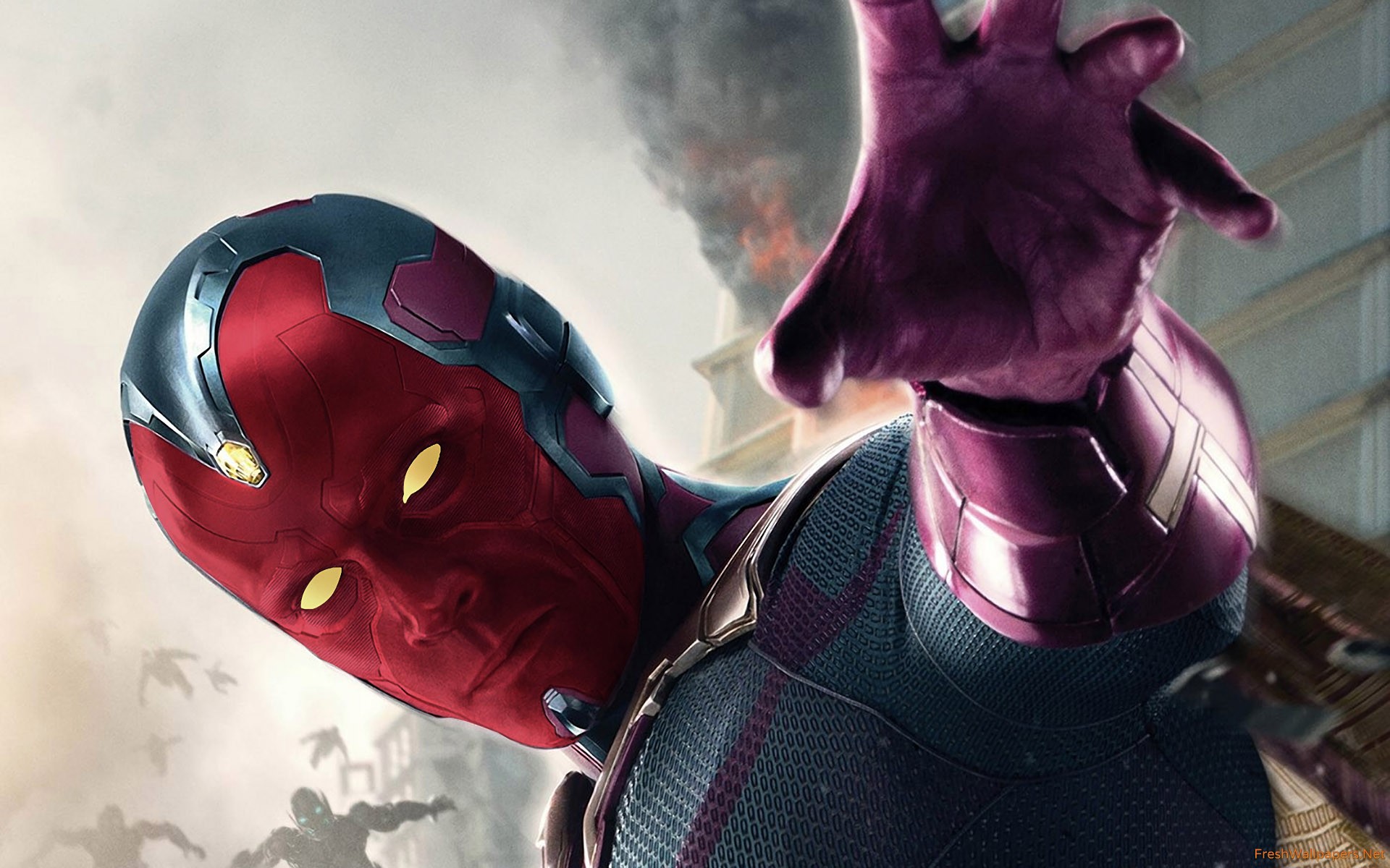Vision In Avengers Age Of Ultron Widescreen And Full HD Wallpaper
