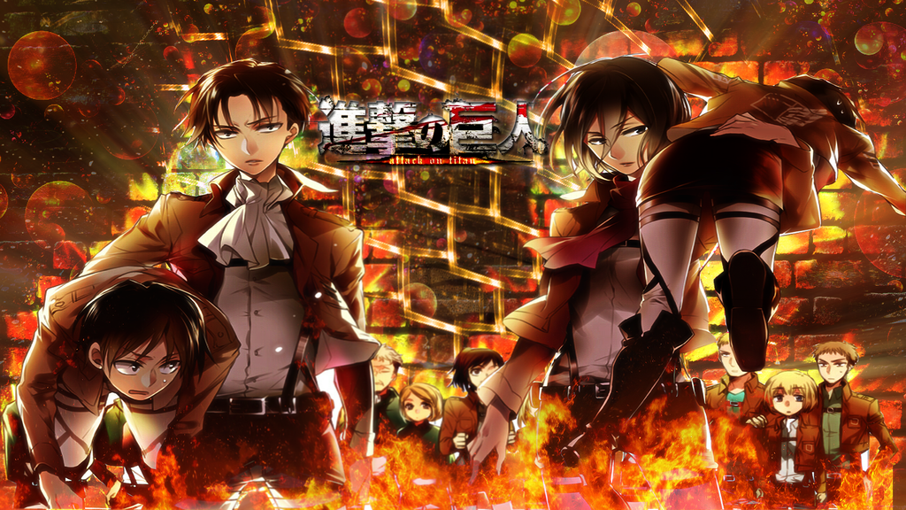 Attack on Titan Wallpaper by skeptec 1024x576