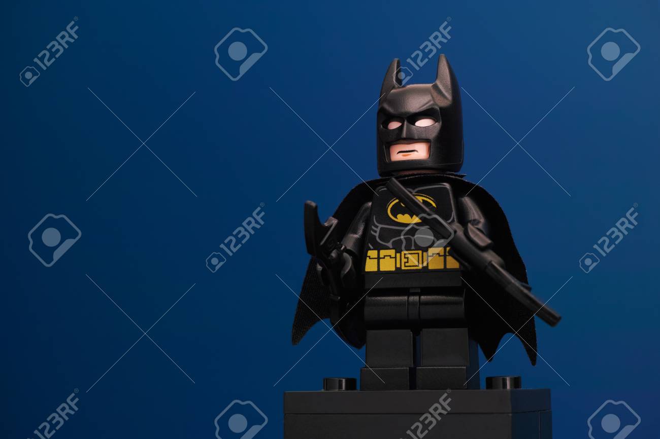 Tambov Russian Federation   June 08 2015 LEGO Batman Minifigure