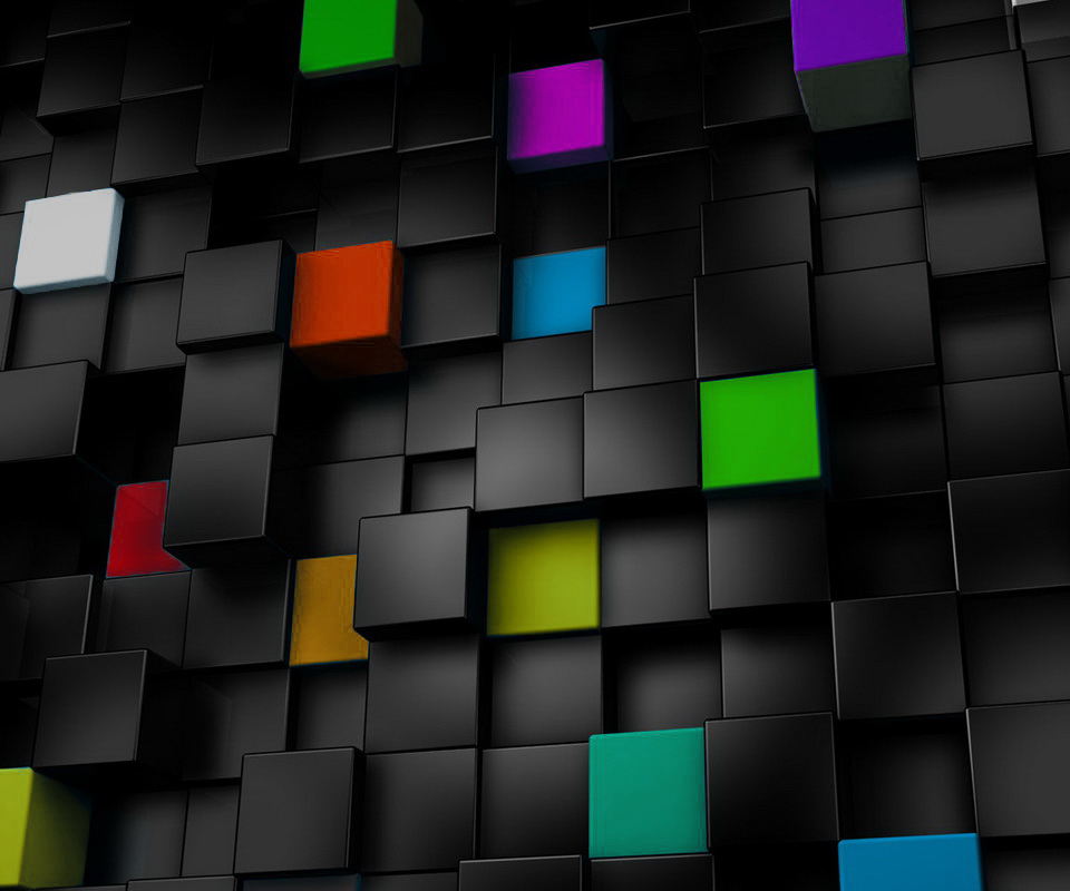 Colorful Cube HD Wallpaper