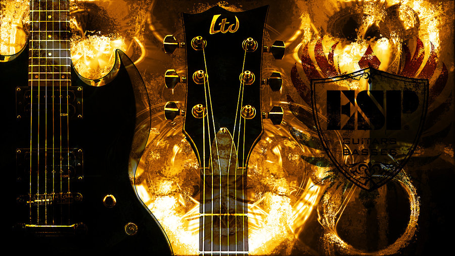 Esp Guitar Wallpaper By Aattkc
