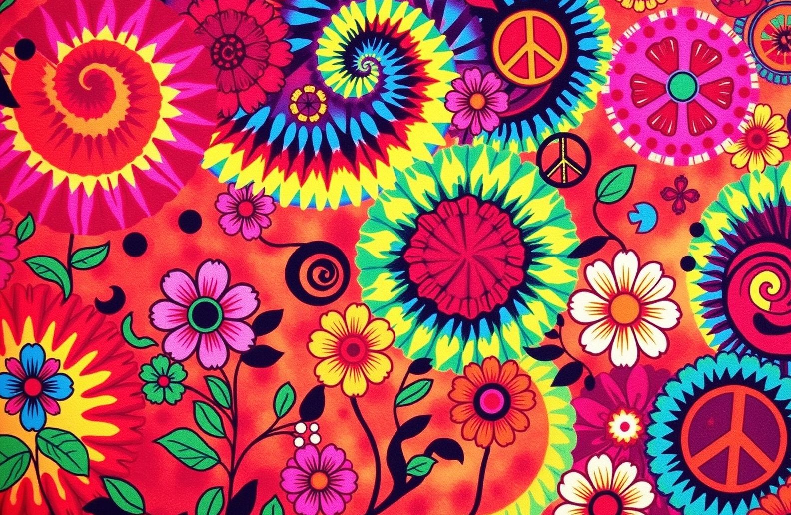 Vintage Hippie Aesthetic Wallpaper
