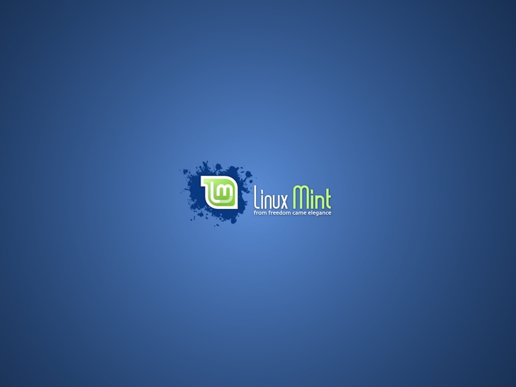 Linux Mint Simple Background Wallpaper