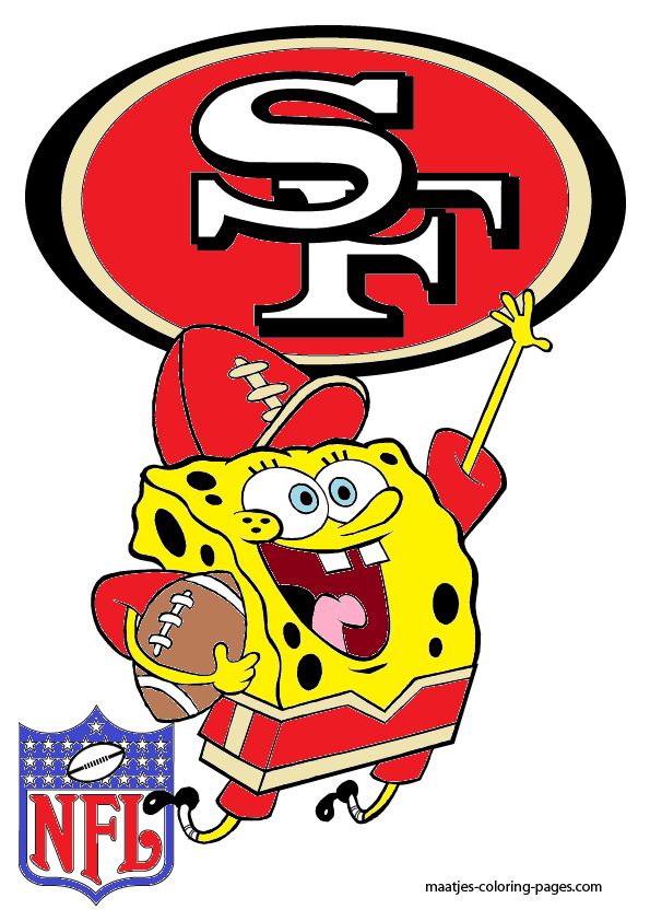 SpongeBob San Francisco 49ers by bubbaking on