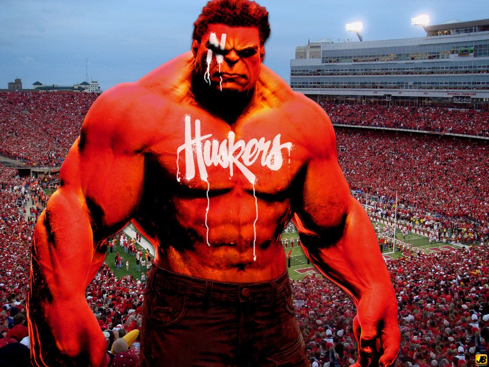 Husker Background Red Hulk Fan Artwork Image Gallery