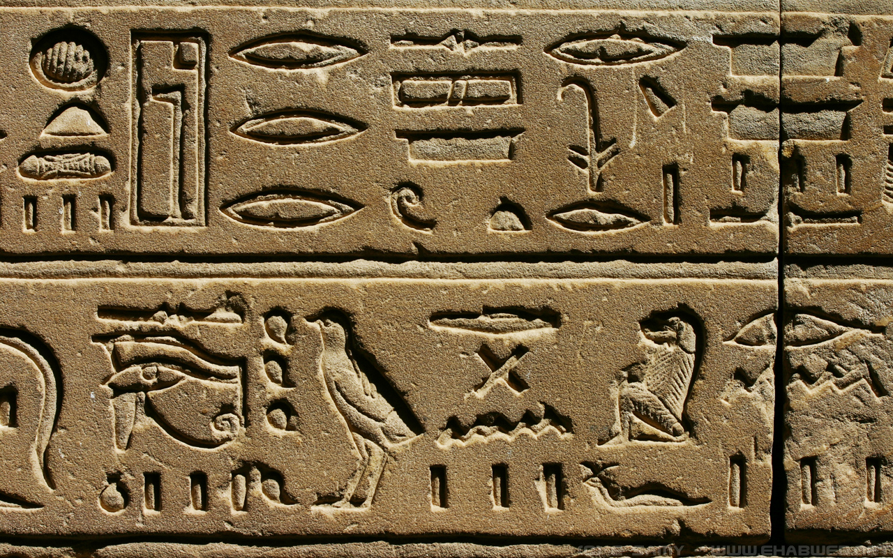 Ancient Egyptian Hieroglyphics Wallpaper