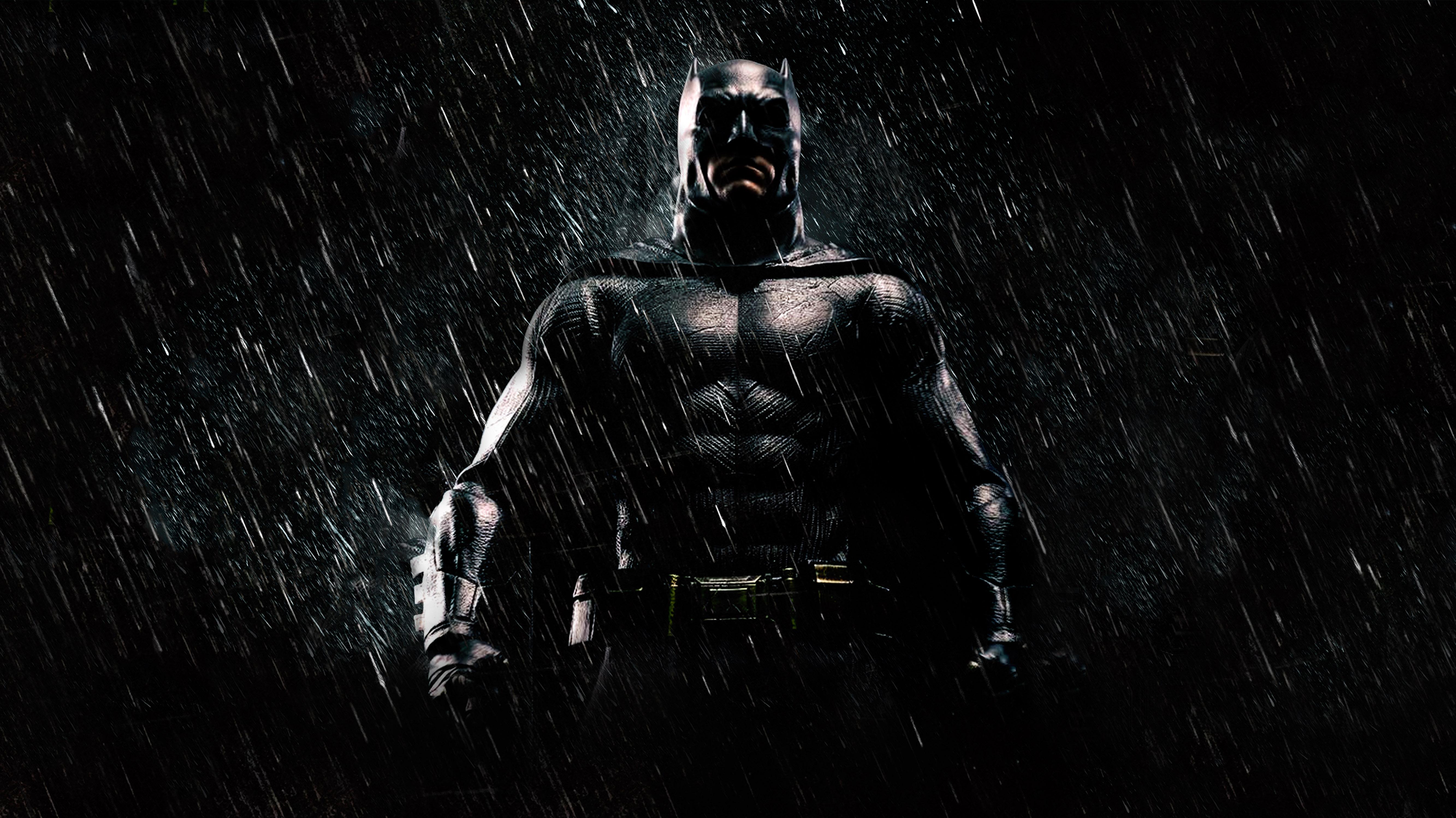 Batman In The Rain Wallpaper HD Superheroes 4k