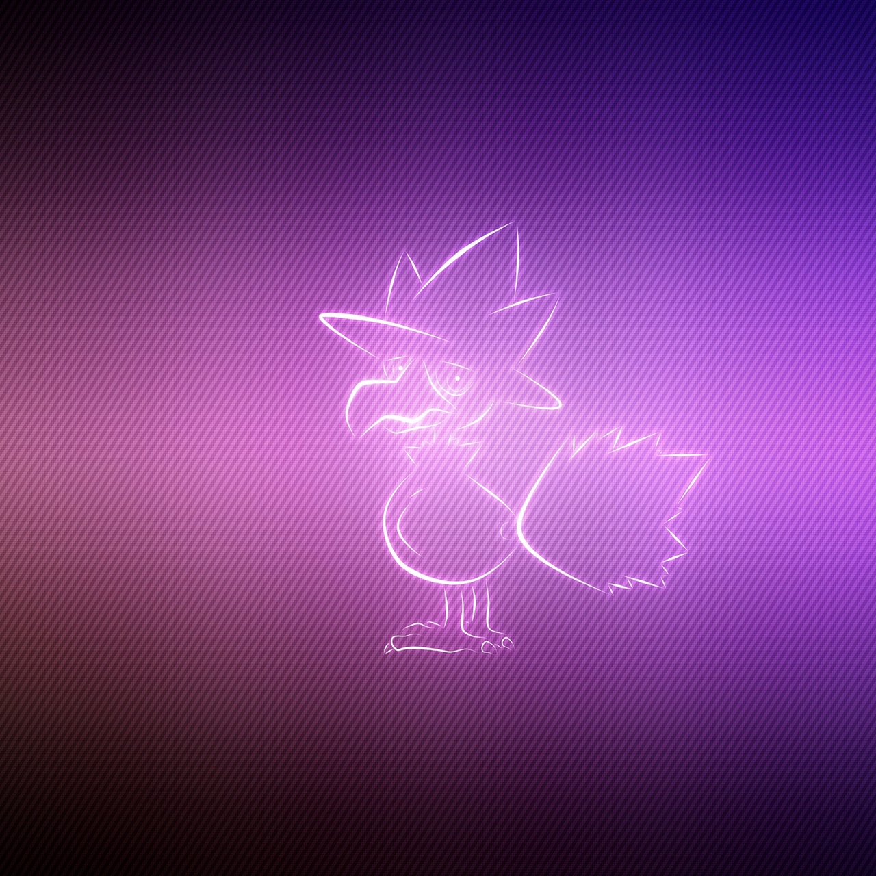 Wallpaper Murkrow Pokemon Background Lilac