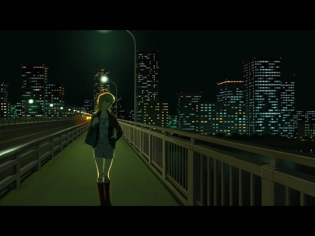 Anime Girl Sad Alone Wallpaper