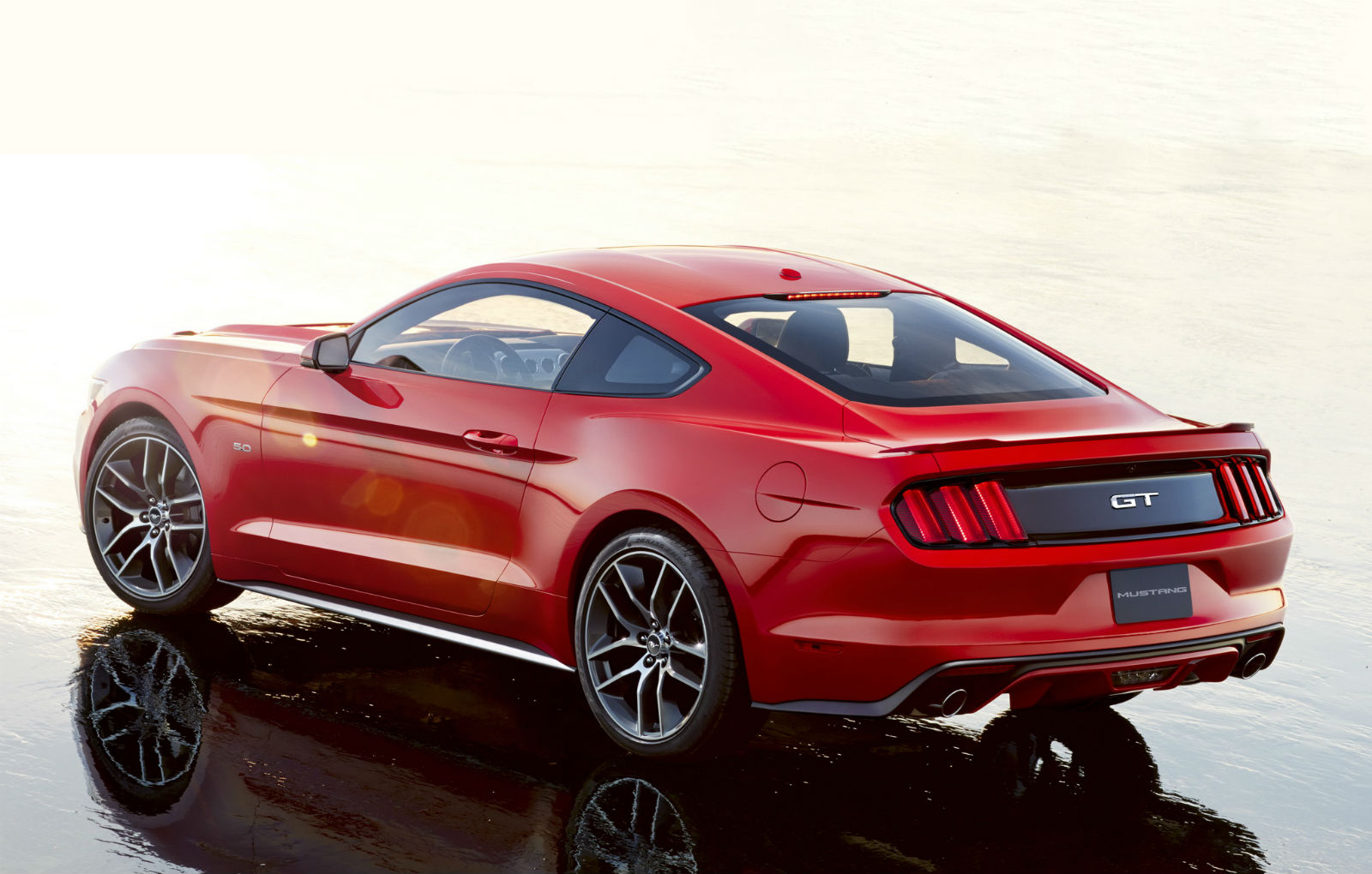 Red Ford Mustang Wallpaper HD