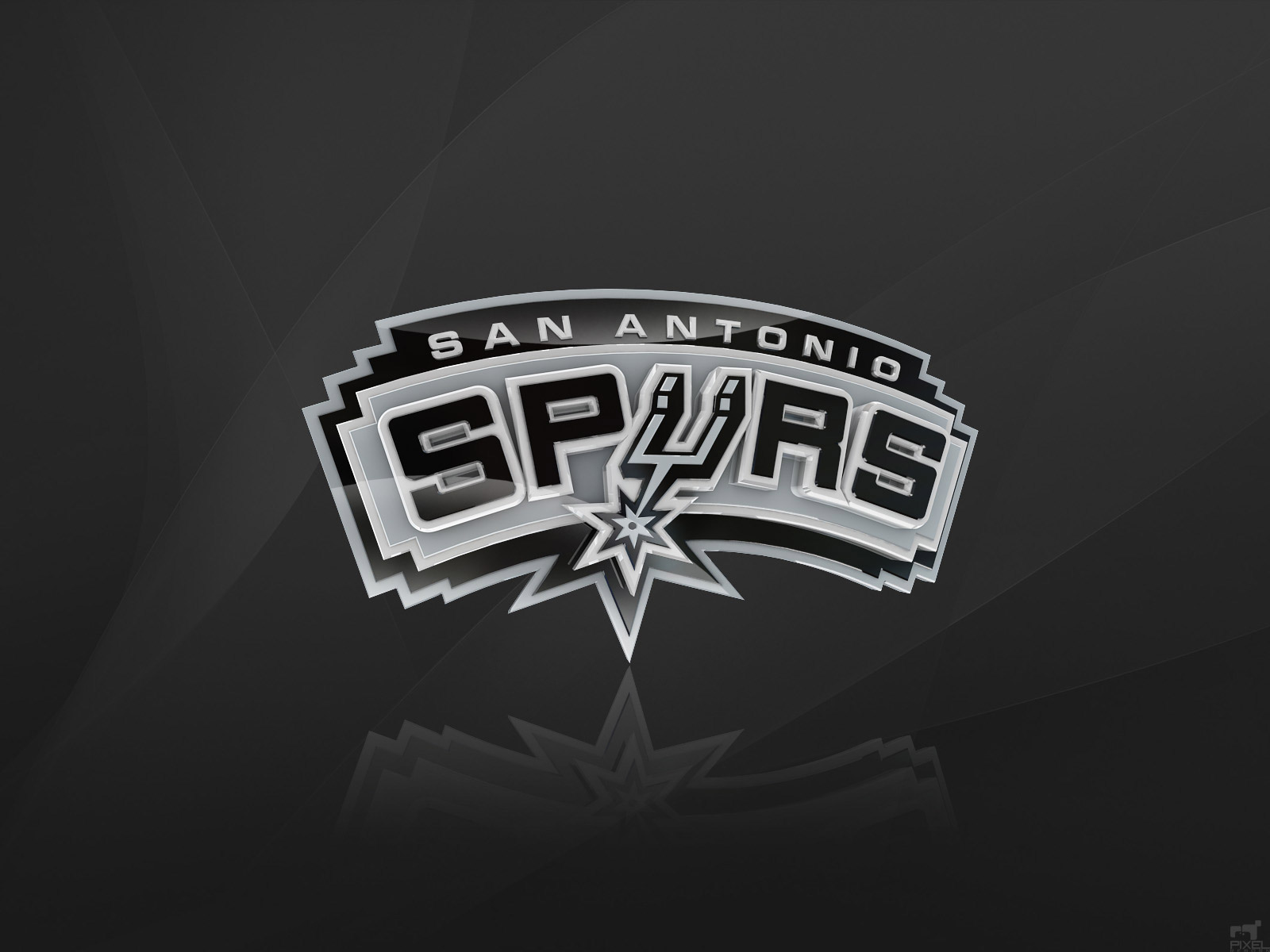 San Antonio Spurs 3d Logo Wallpaper Basketball At