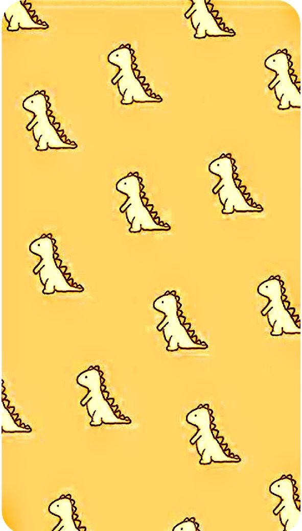 Wallpaper Dinosaur iPhone Pattern Cartoon