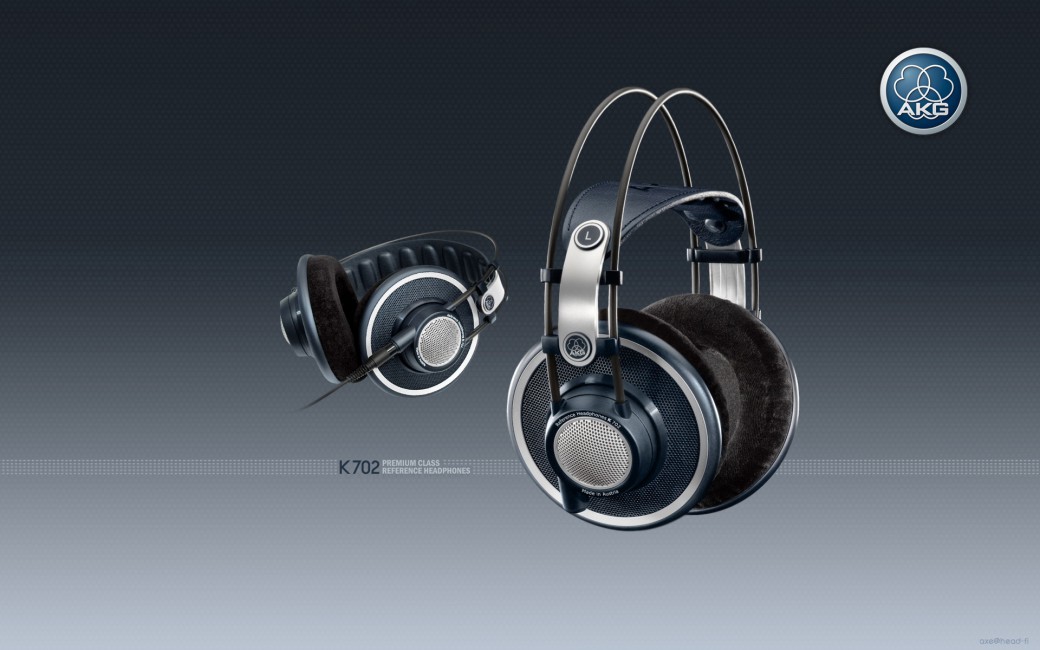 Headphones Akg K702 Membranes Background Stock Photos