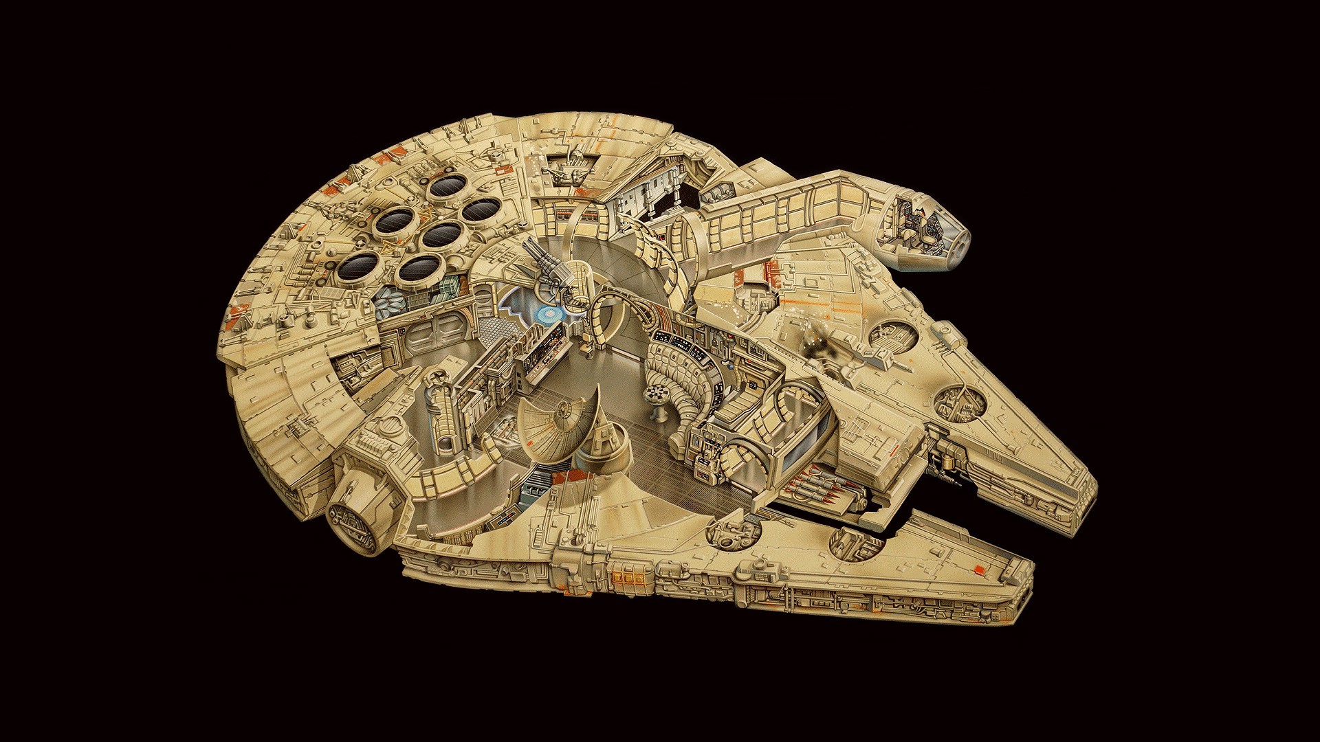Millennium Falcon Star Wars Wallpaper HD