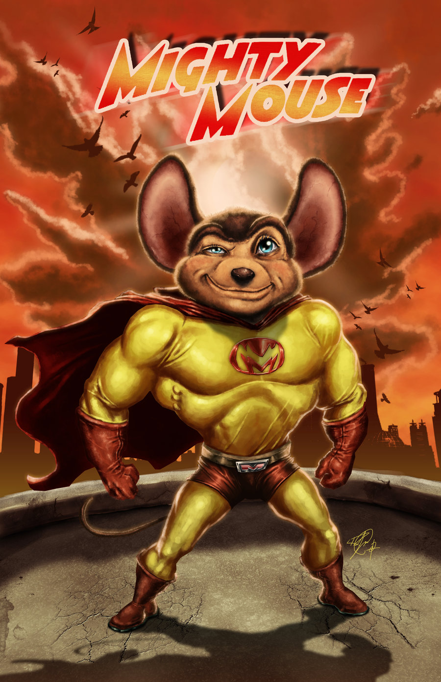 Mighty Mouse By Rob Joseph