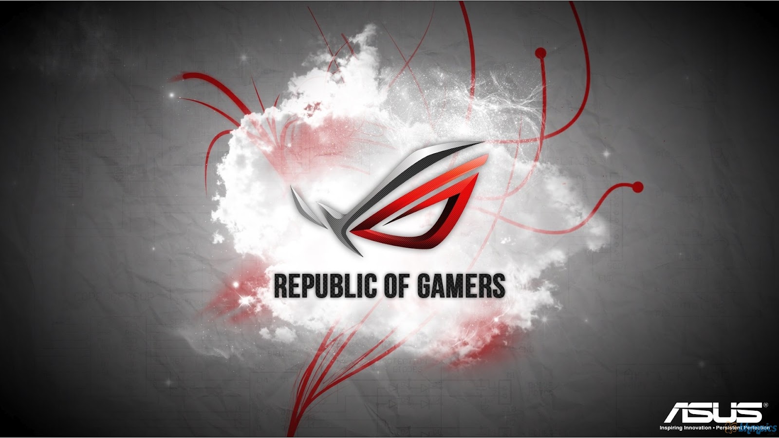 Best Pictures Red Asus Republic Of Gamers Wallpaper
