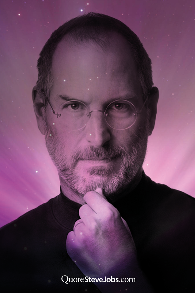 Steve Jobs Wallpaper For iPhone By Quotestevejobs