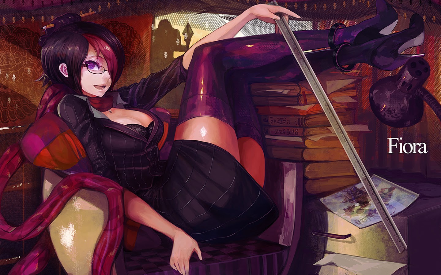 Sexy Fiora League Of Legends HD Wallpaper 02a Game Girl Tight Highs