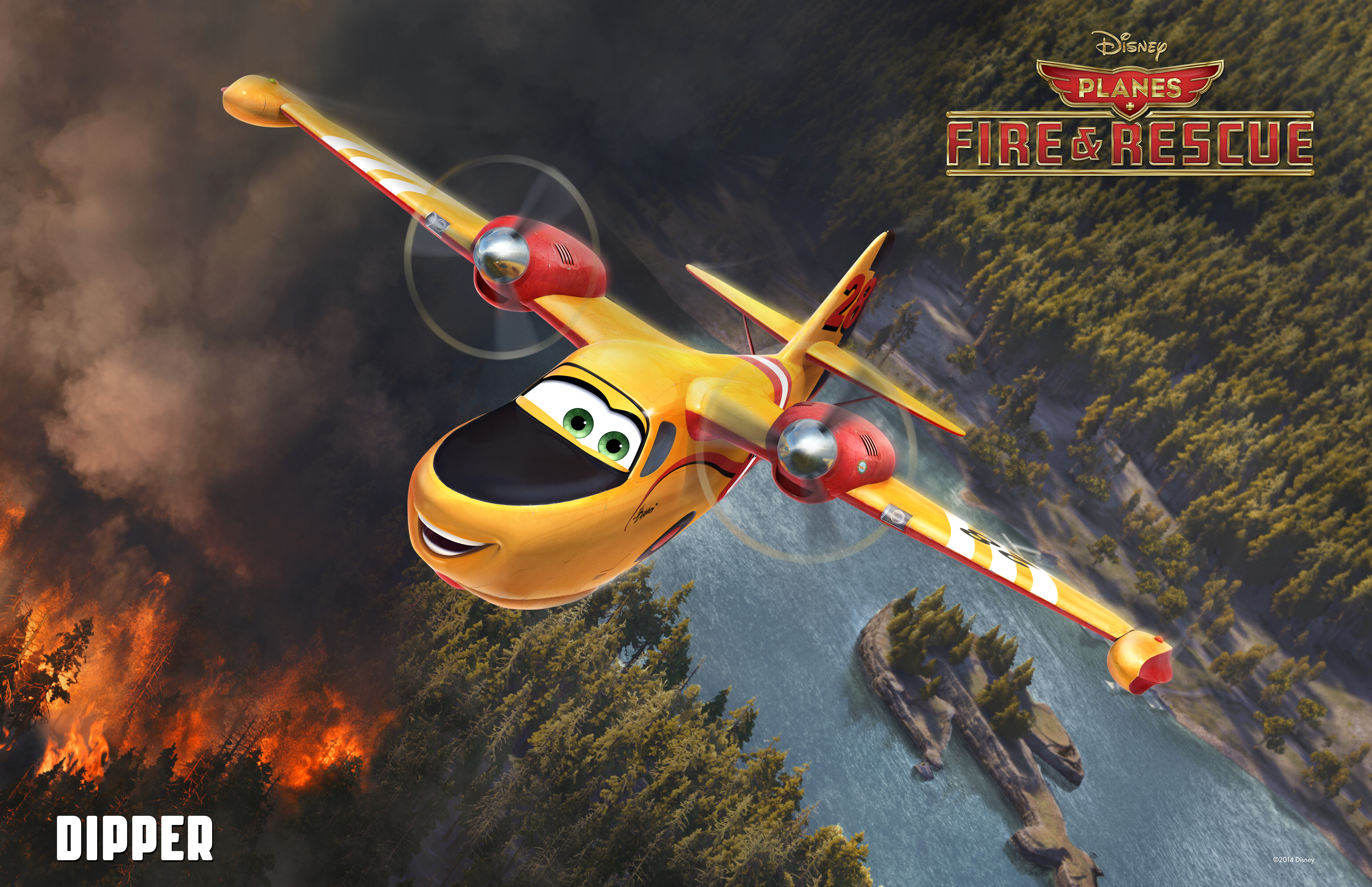Planes Fire And Rescue Logo HD Wallpaper Background Image