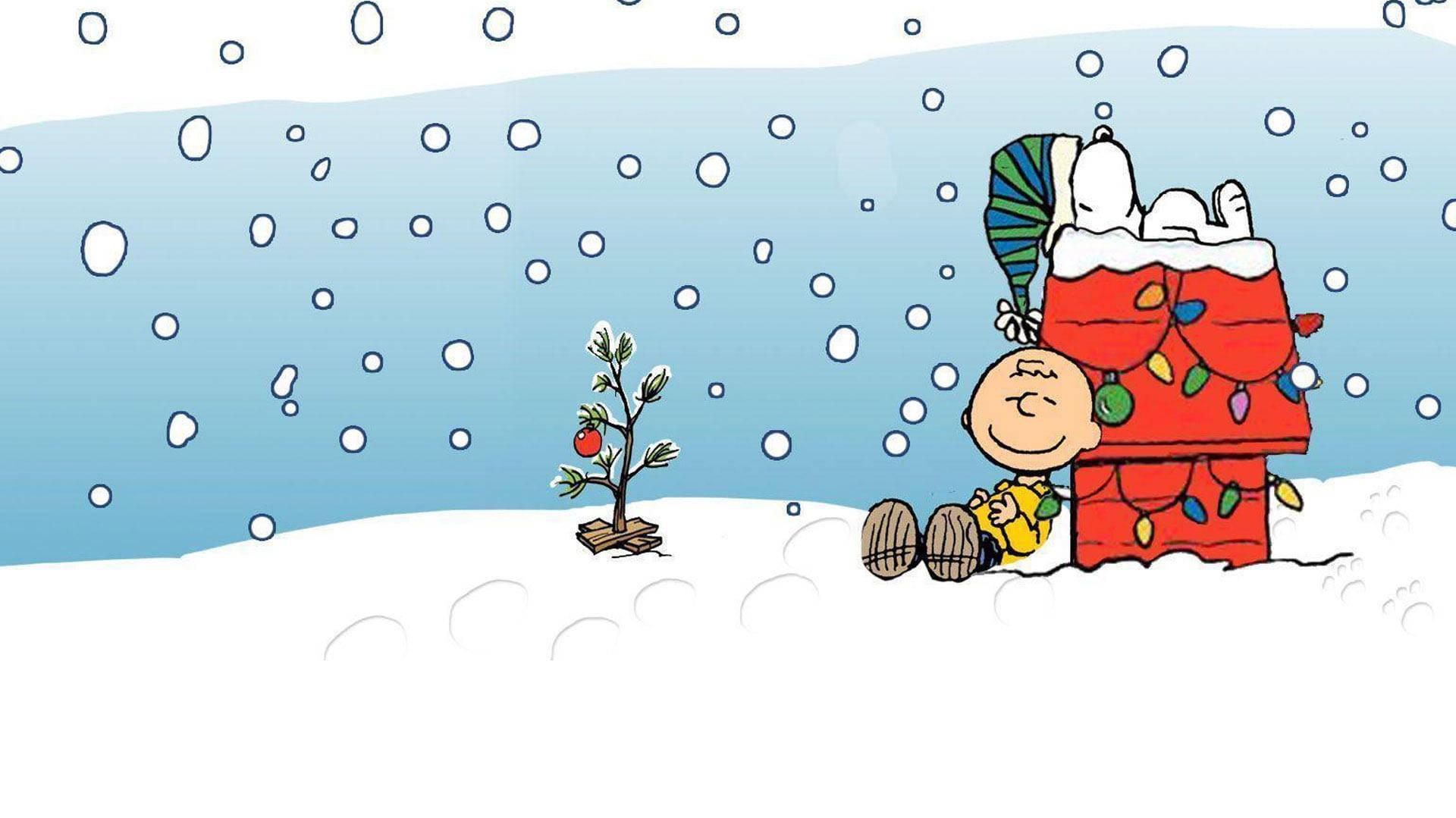 Free download Download Snoopy Christmas Charlie Snow Wallpaper