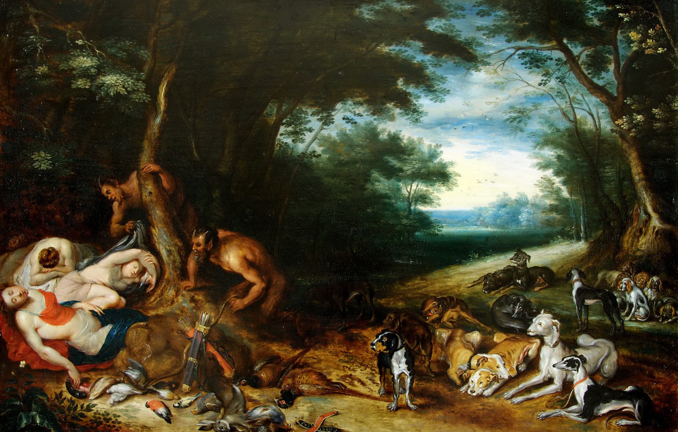 Wallpaper Picture Mythology Jan Brueghel The Younger Satyr And