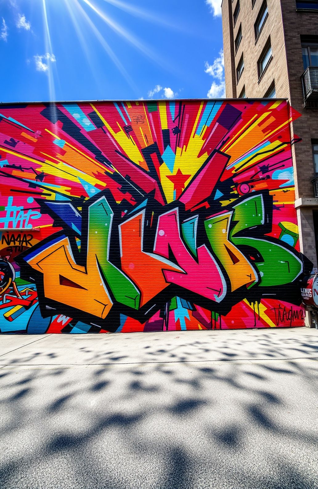 Abstract Graffiti Wallpaper