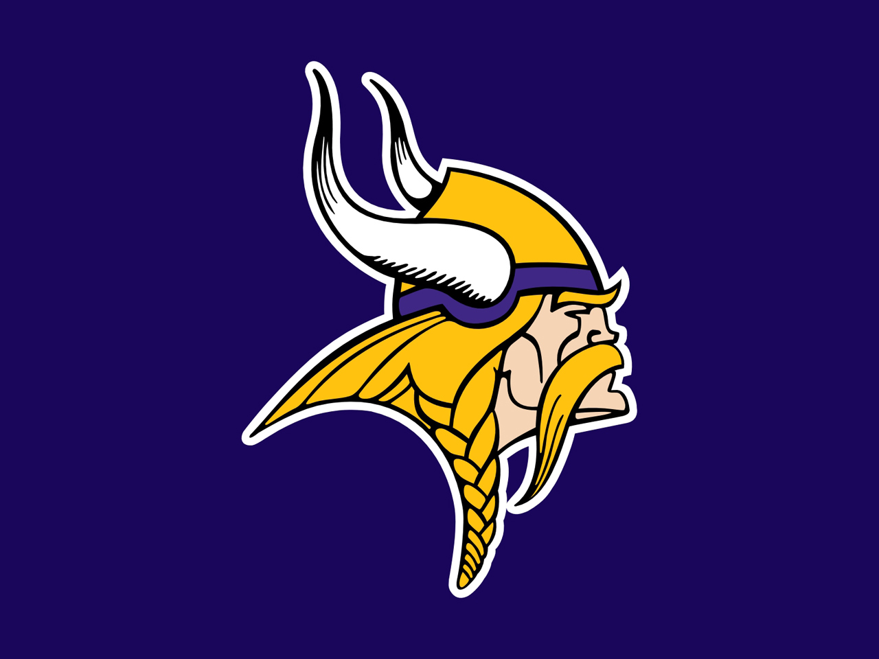 Minnesota Vikings Brett Favre Puter Desktop Wallpaper