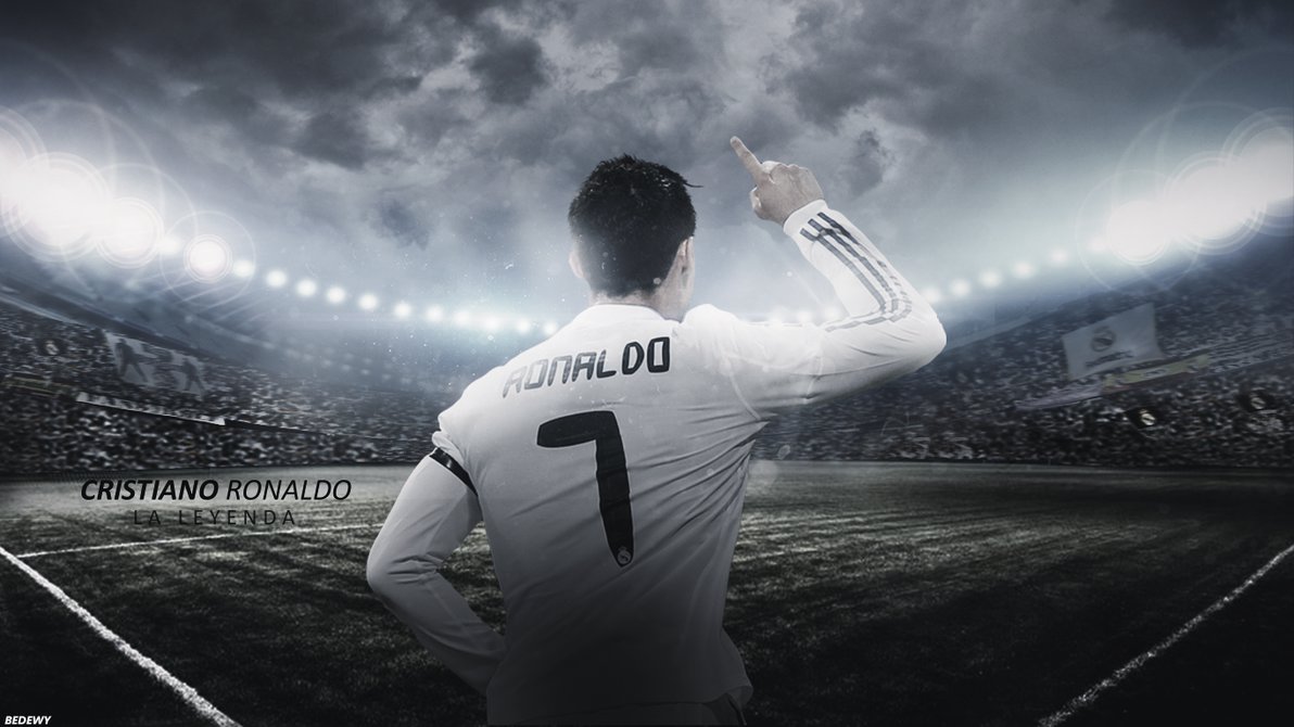 Cristiano Ronaldo Wallpaper By Omarbedewygfx
