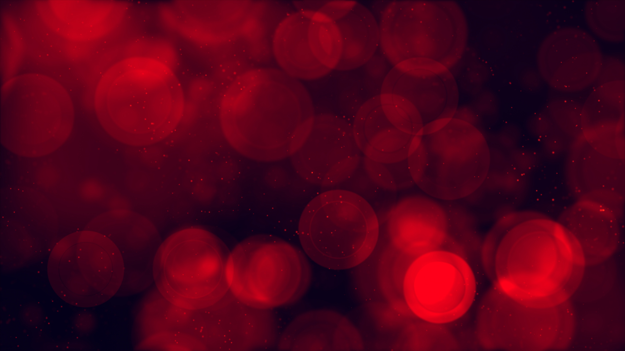 Red Bokeh Blur Abstract Wallpaper Dual
