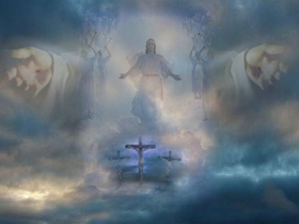 The Lord Jesus Open Arms Wallpaper