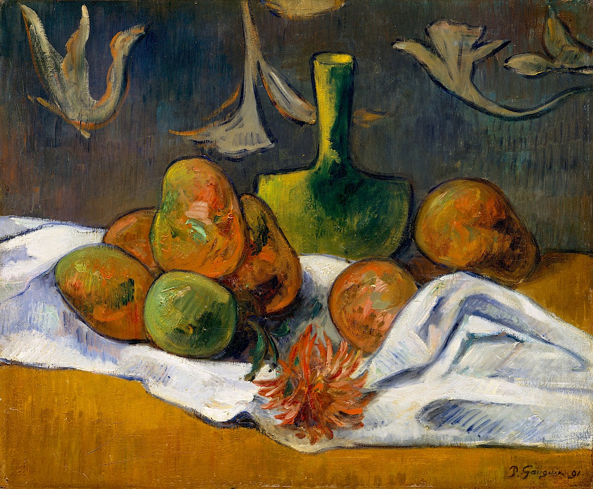 Paul Gauguin   Still Life with Teapot and Fruit 1896