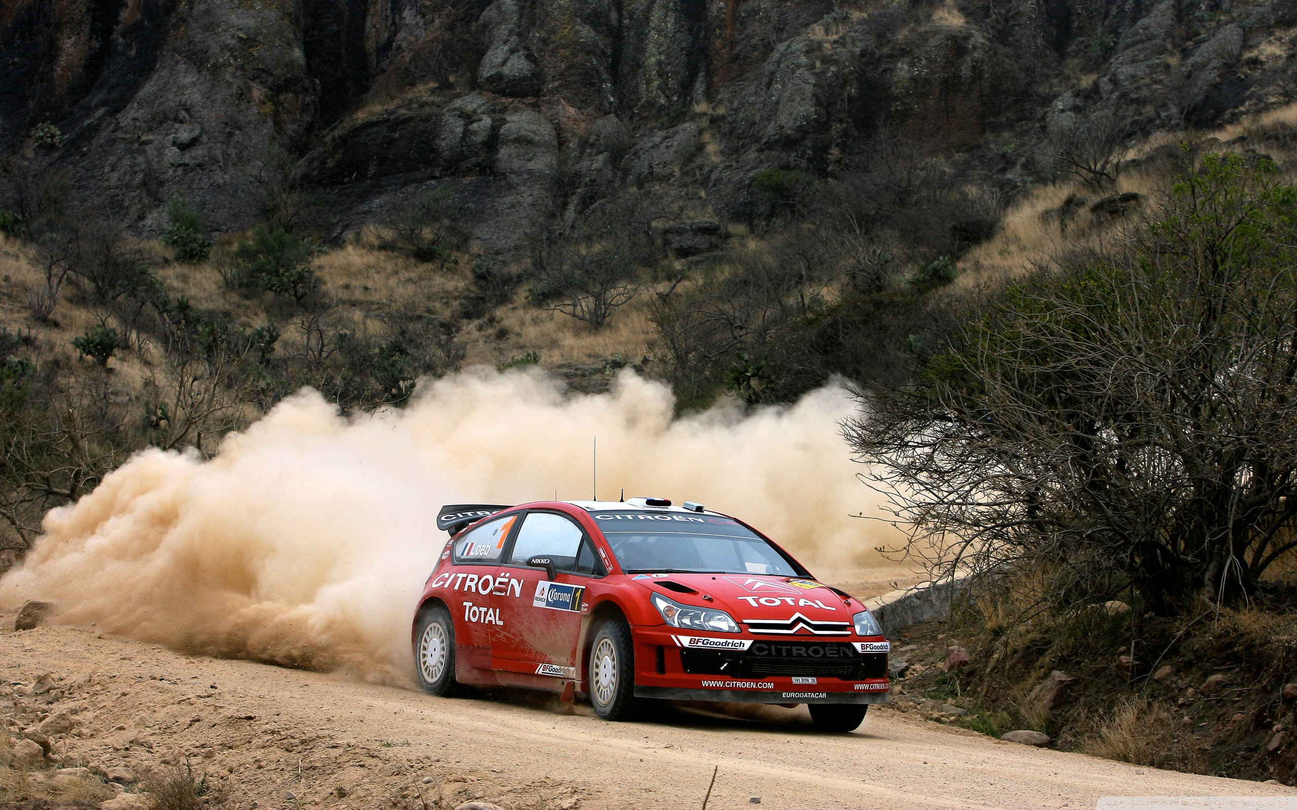 Citroen C4 Rally UltraHD Wallpaper Printed