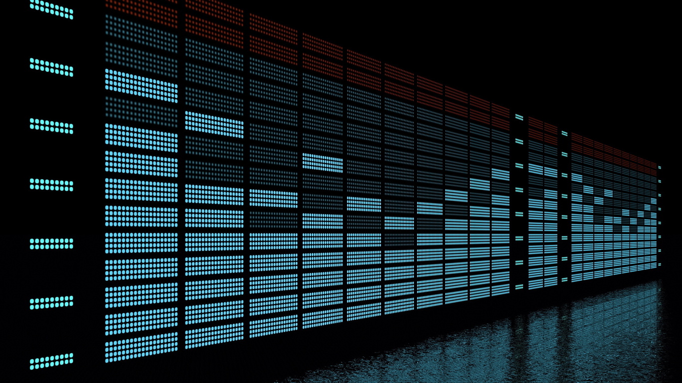 Wall Wallpaper Graphic Equalizer Music Photo