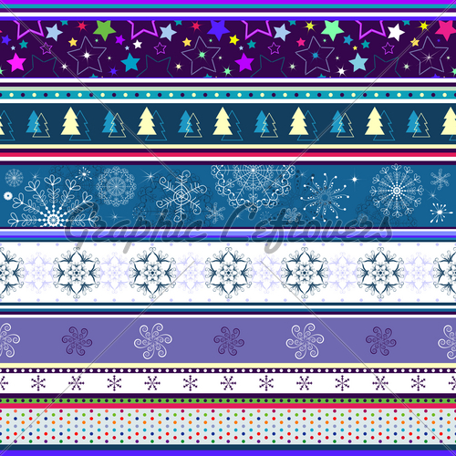 Seamless Striped Christmas Wallpaper GL Stock Images