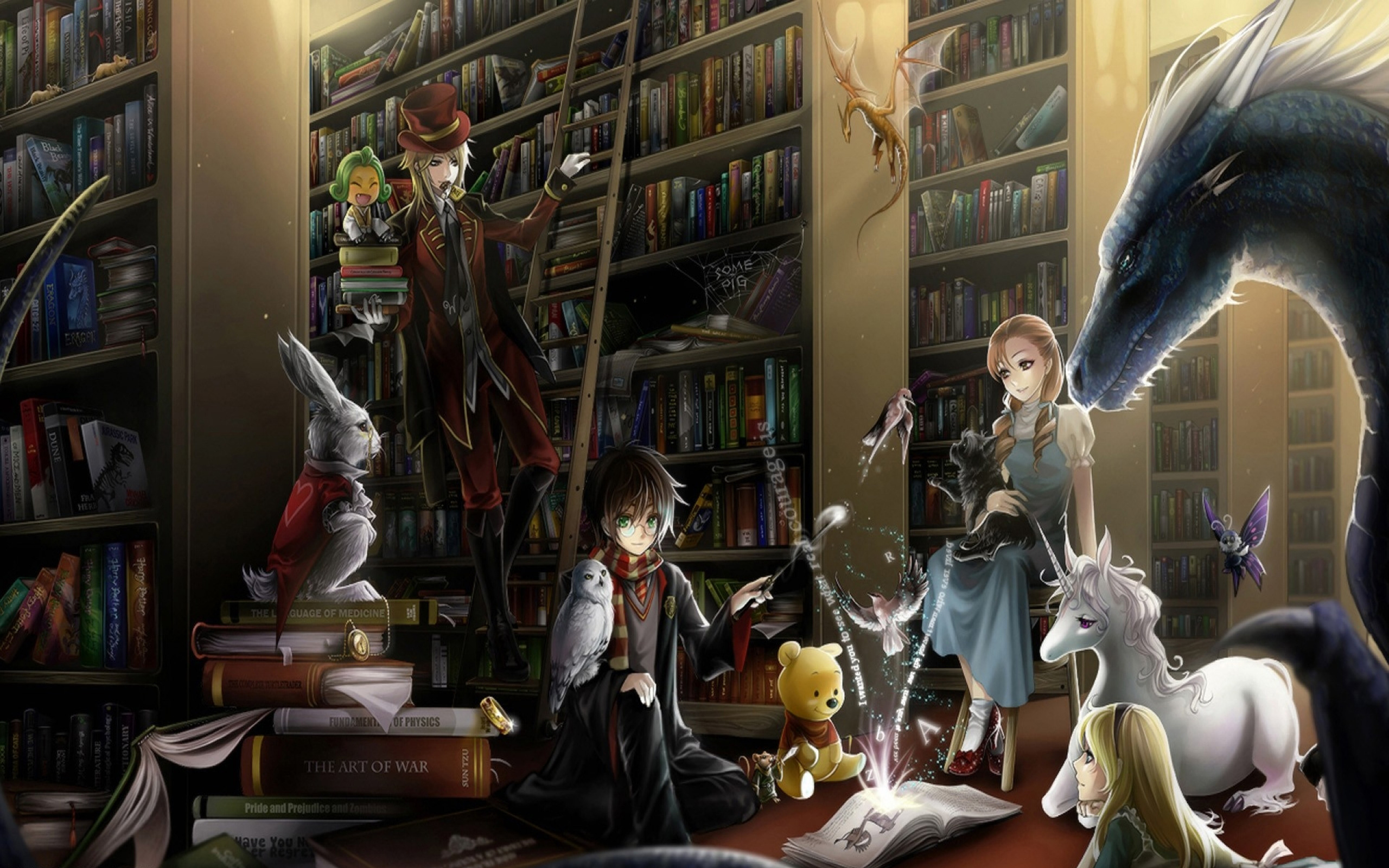 HD Desktop Wallpaper Fantasy Alice In Wonderland Harry Potter
