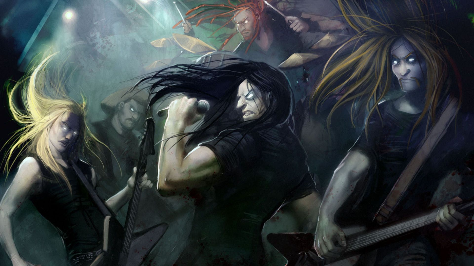 Awesome Dethklok Fanart Nathan Explosion Is Really Attractive