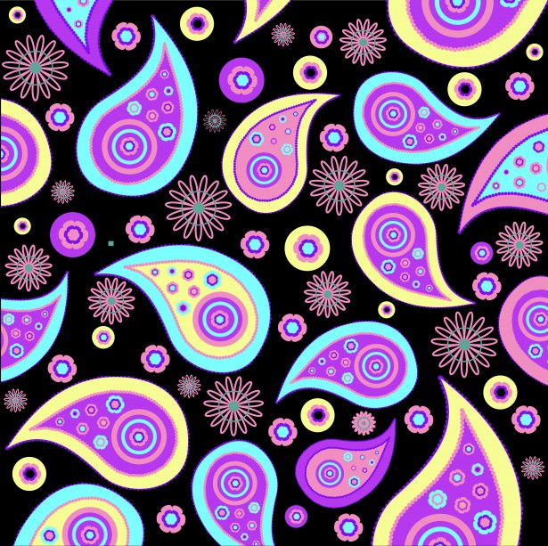 Paisley Pattern Background Colorful Stock Photo Public Domain