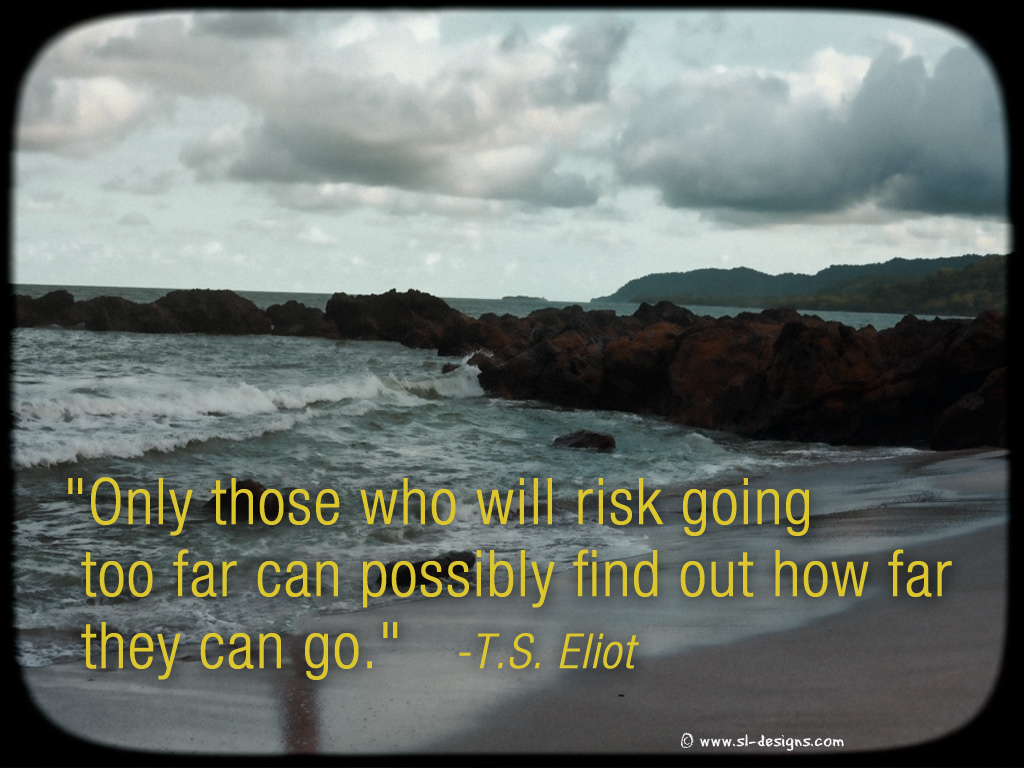 Motivational Wallpaper On Risk With Quote By T S Eliot Only Those