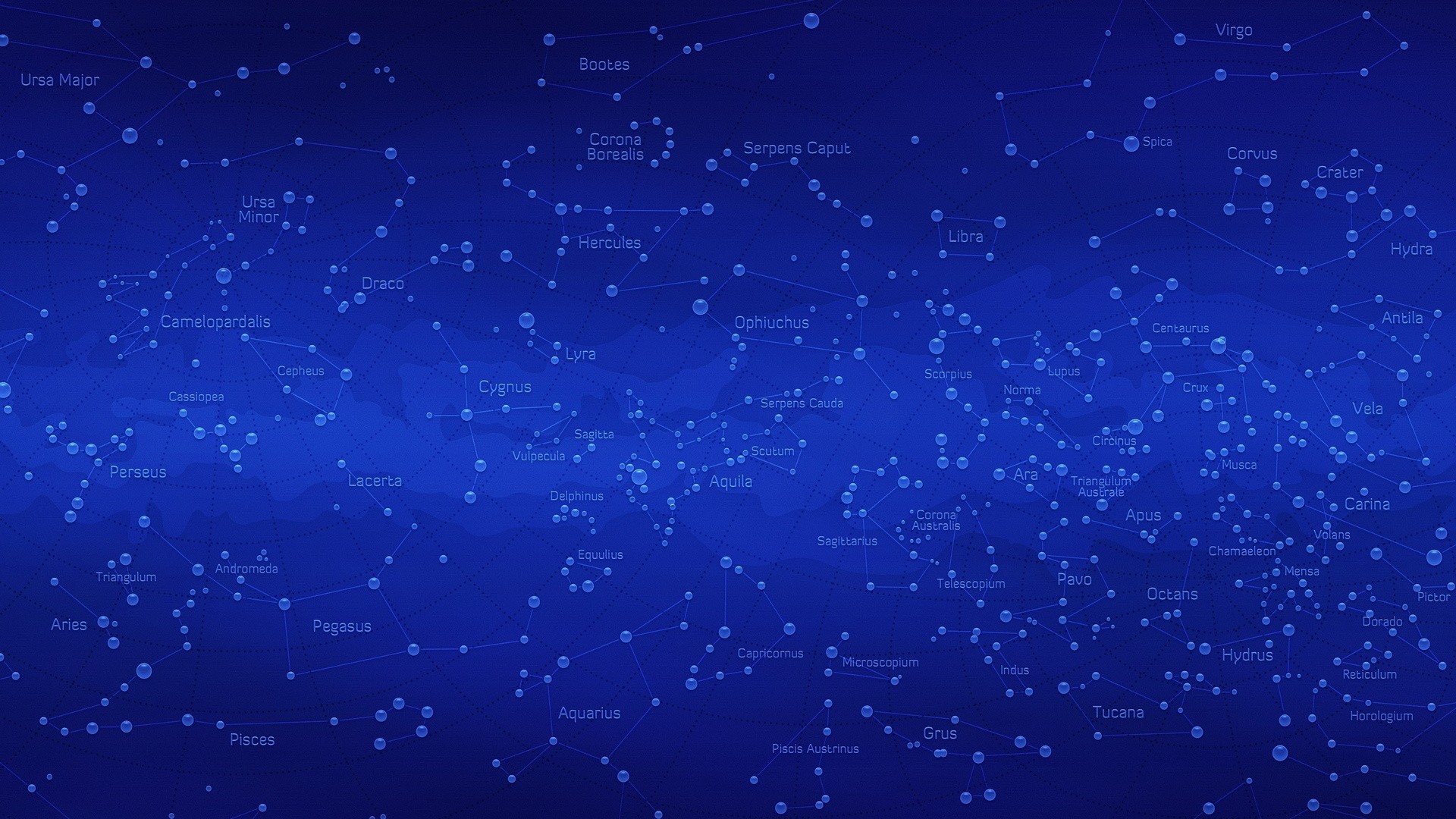Blue Stars Wallpaper