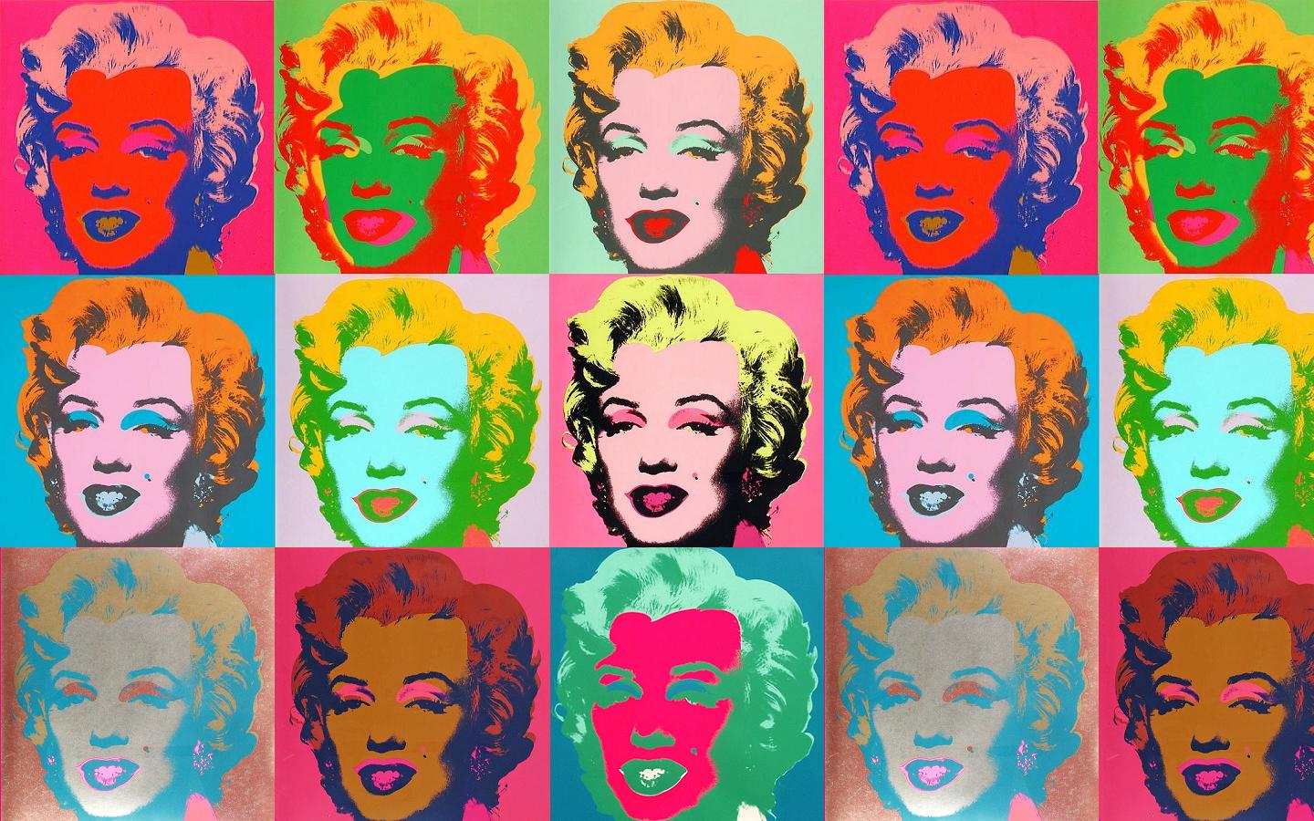 Warhol Marilyn Monroe Wallpaper