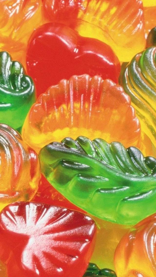 Colorful Cute Candy iPhone Wallpaper